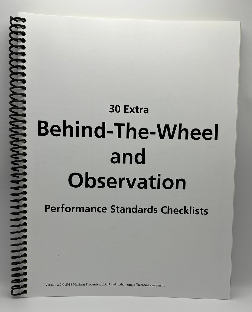 New Operator Supplemental BTW Performance Checklist